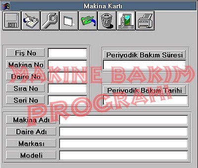 makine bakým programý  ekran görüntüsü